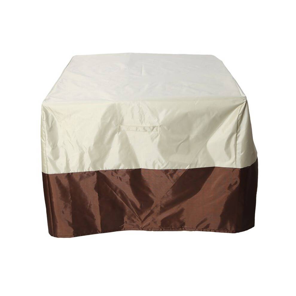 Chairs Covers Waterproof Stackable Balcony Chair Cover Outdoor Furniture Cover Thick Fits 31 X 38 X 35 Inches (Beige)