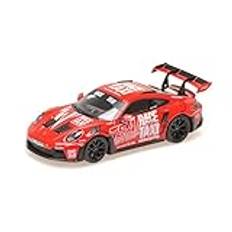 Minichamps 410062114 - Porsch. 911 (992) GT3RS Red Getspeed Race Taxi 2024 – skala 1/43 – miniatyrbil samlarbil