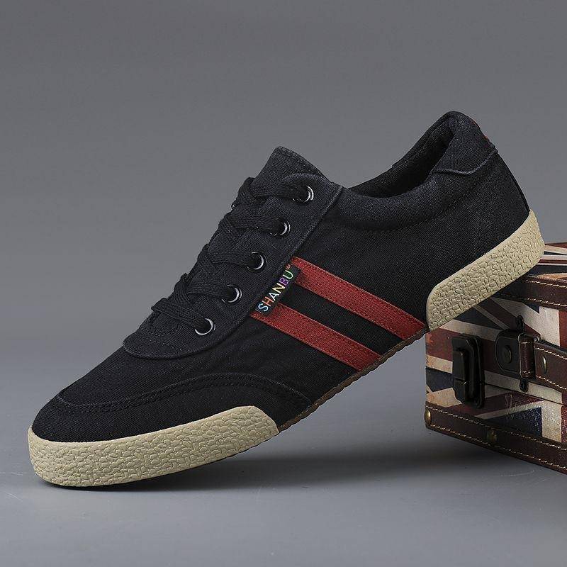 Klassiska Herrvulkaniserade Skor Märke Herr Casual Skor Bekväma Andningsbara Mjuka Herr Slitstarka Brädskor Tenis Marculino cm armégrön färg