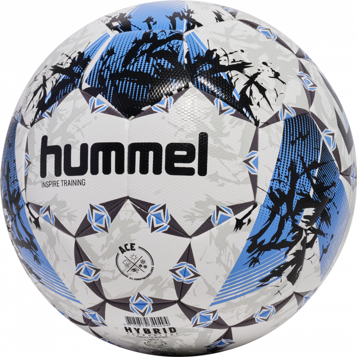 Hummel Inspire Training Fodbold - Ice Blue & Hvid - Str. 4