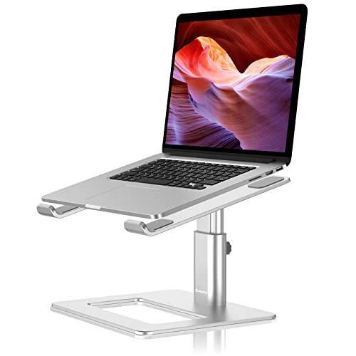 Gokeda Laptop Stand, Ergonomic Adjustable Aluminum Alloy Computer Stand, Compatible with MacBook Air Pro, Dell, HP, Lenovo Samsung (More 11-17 Inch Laptops)…