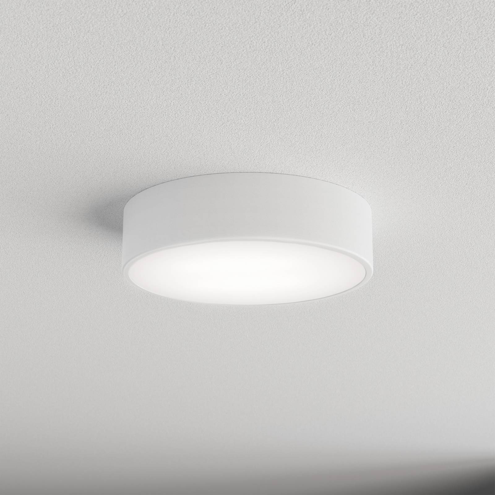 Taklampa med rörelsesensor Cleo 300 TEMAR LIGHTING, Vitt / opal, Vardagsrum / matsal, Metall, Modern, Taklampa med rörelsedetektor