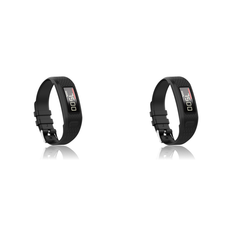 Garmin Vivofit 1/2 Silikonerem Sort - 2 Stk