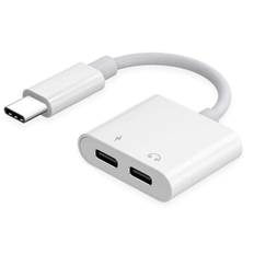 Samsung Galaxy lyd adapter - USB-C han til 2 x USB-C hun