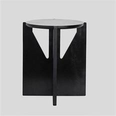 Kristina Dam stool - Skammel i sort bøg - 36 x 42 cm