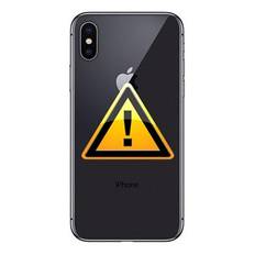 iPhone X Bak Skal Reparation - inkl. ram - Svart