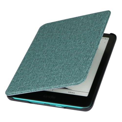ZhaoCo Fodral för 7" Kindle Paperwhite 2024, kindle colorsoft signature 2024 och Kindle Paperwhite Signature 2024 E-Reader, Slim PU Leather Smart Protective Cover - F Grön