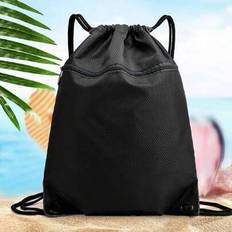Minimalist Large Capacity Duffel Bagtravel Gym Bag Mini Duffle Bag Women Man Child&#39;s Christmas Gifts Essential Vacation Beach Summer Waterproof Lightw - Black - White,Black,Black-2pcs