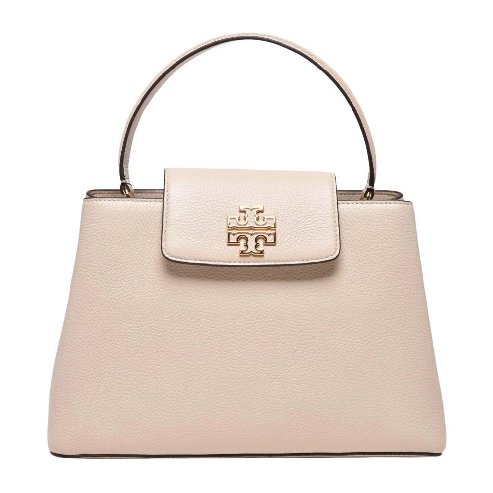 Tory Burch Britten Satchel - Tasker - Dame - Beige - ONE SIZE - Uld
