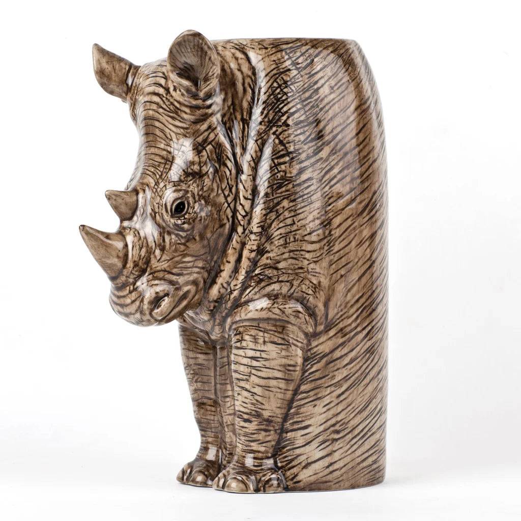 Quail Stor næsehorn vase i keramik – Quail - 26 cm -.