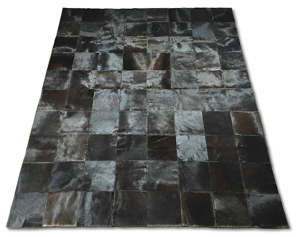 Patchwork matta kohud 240 x 300 cm - Black (240 x 300 cm)