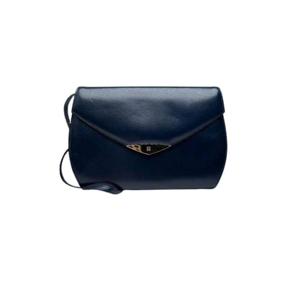 Givenchy Pre-owned Pre-owned Shoulder Bag - Vintage - Dame - Blå - ONE SIZE - Uld