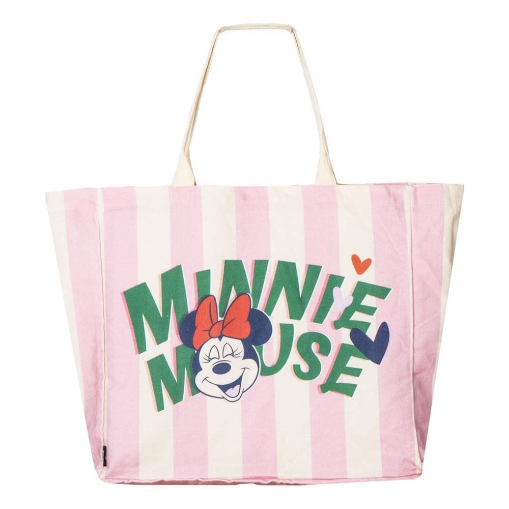 Minnie MouseÂ® Stribet Shoppingtaske