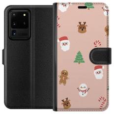 Samsung Galaxy S20 Ultra Sort Tegnebogsetui Klassisk Julfest