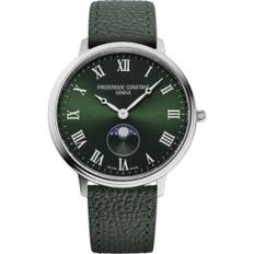 Frederique Constant, Accessoarer, Dam, ONE Size, Läder, Fc-206Rgr3S6 - Moneta Moonphase - green (ONE SIZE)