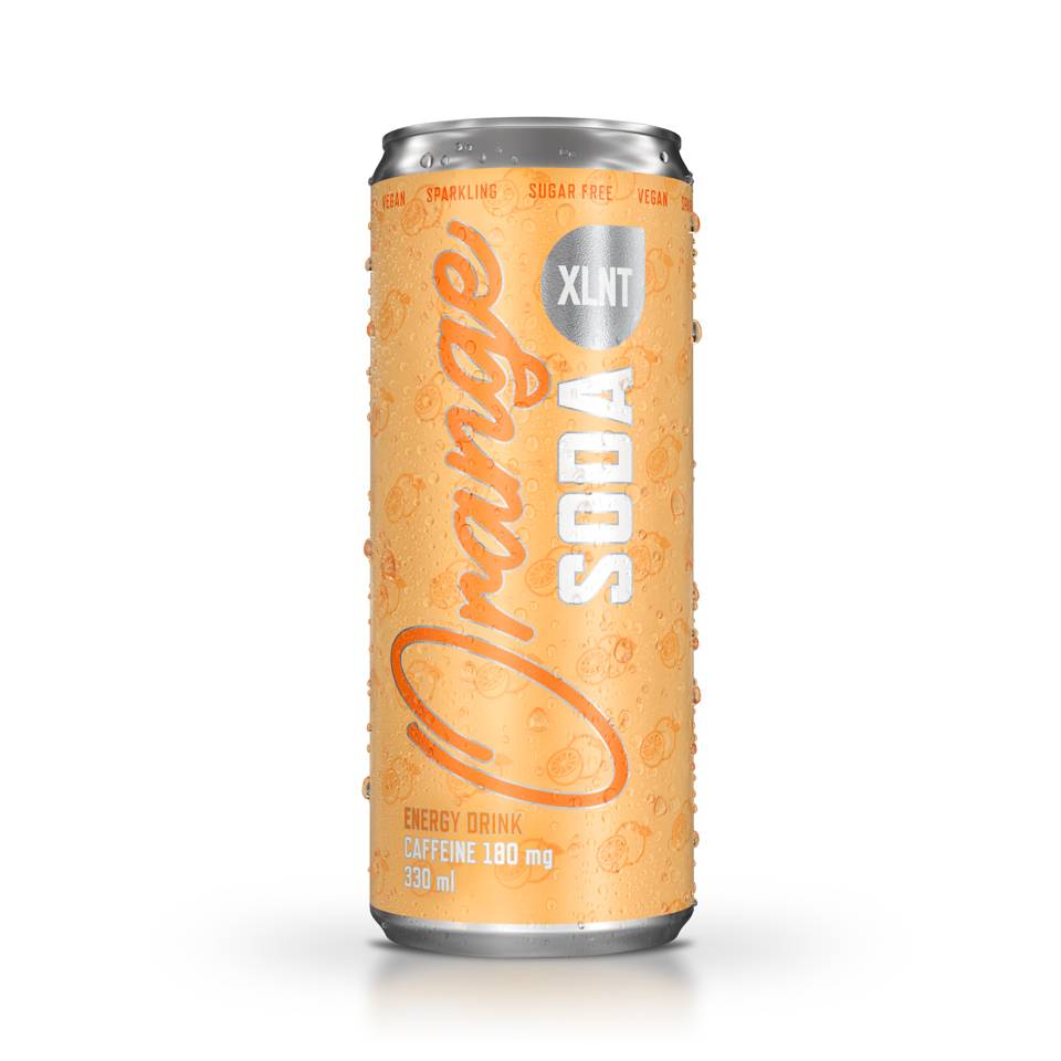XLNT Sports Energidryck - 330 ml - Orange Soda