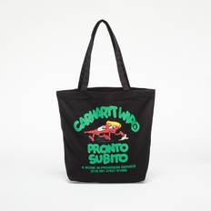 Taske Carhartt WIP Canvas Graphic Tote Pronto Print/ Black Universal - Black - Universal