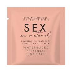 Bijoux Indiscrets Sex Au Naturel Hyaluronic + Panthenol + Bioecolia + Aloe Vera Water-Based Personal Lubricant Sachette 2ml