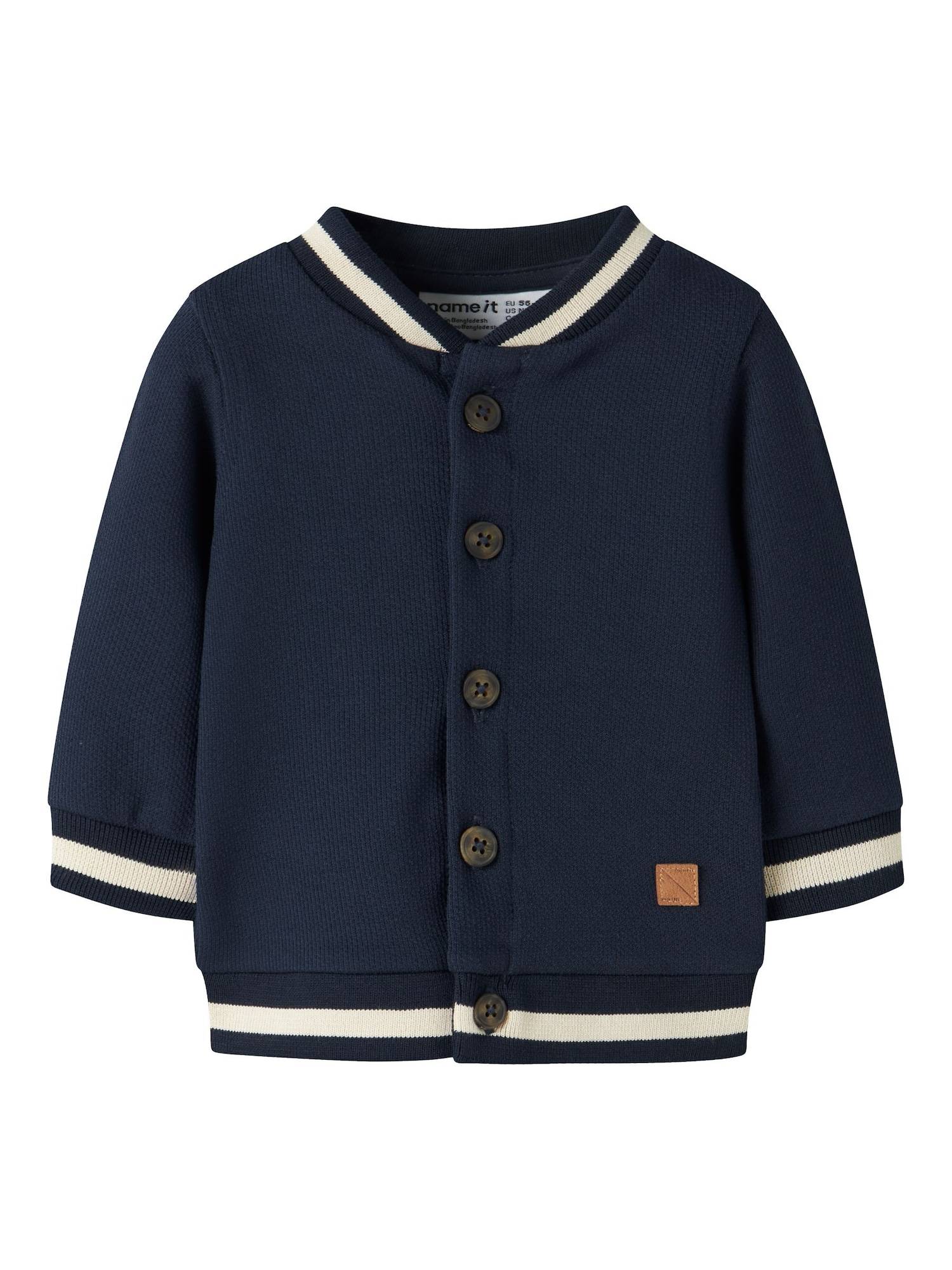 NAME IT Cardigan  creme / mørkeblå