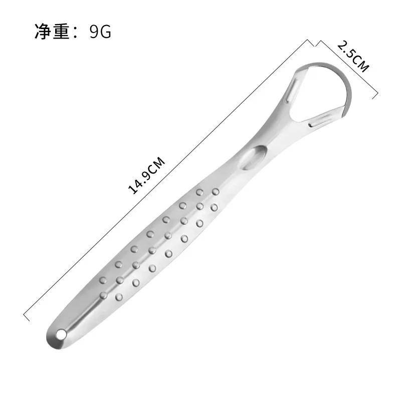 New Silicone Tongue Scraper Cleaner Remove Halitosis Tongue Coating Oral Care Brush for Fresh Breath One Unit
