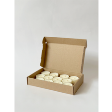 ÅBENLYS SMÅ FYRFADSLYS, SOYALYS, 12 PACK