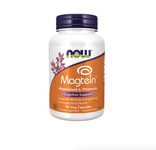 Magtein® Magnesium L-treonat 90 vegkapslar Now Foods