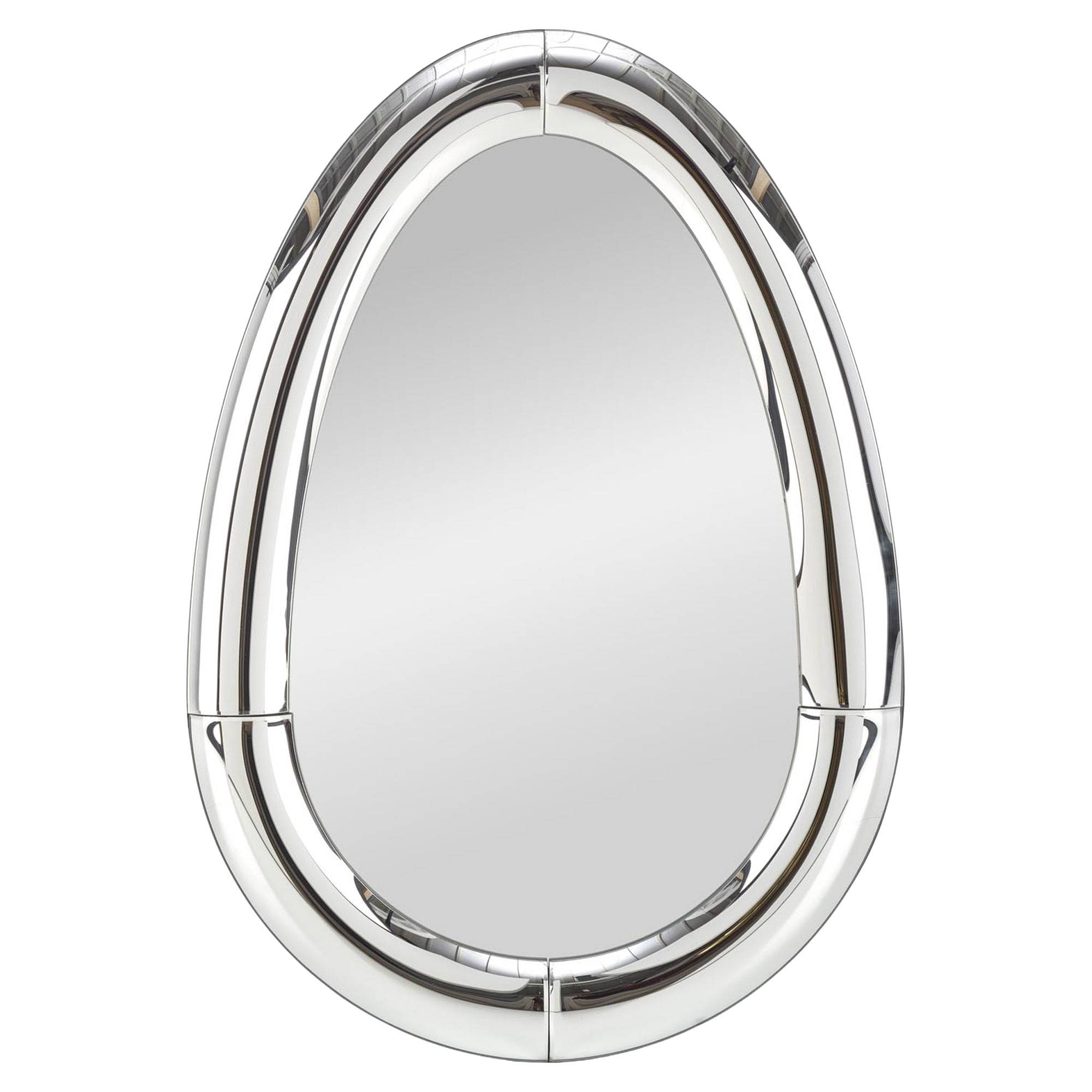 Spegel Kaven Silver 80x120 cm