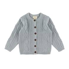 Copenhagen Colors Cardigan - Dusty Blue - Copenhagen Colors - 1½ år (86) - Cardigan
