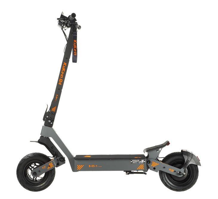 KuKirin G4 2000W Elektrisk Skoter 60V20Ah Batteri 75KM Räckvidd 70km/h 11-Tums Terrängdäck Vikbar E-cykel