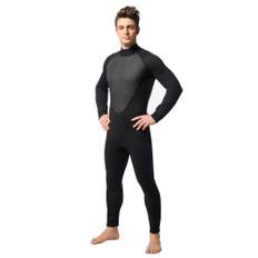 Men's 3mm Neoprene Full Body Diving Swimming Surfing Spearfishing Wet Suit Snorkeling Suit S