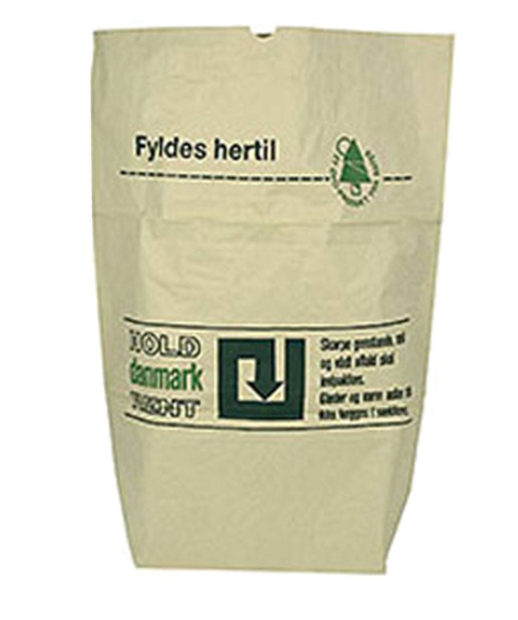 Pappers avfallssäckar, 2 lager, 700/250x950 mm 110 liter, 50 st