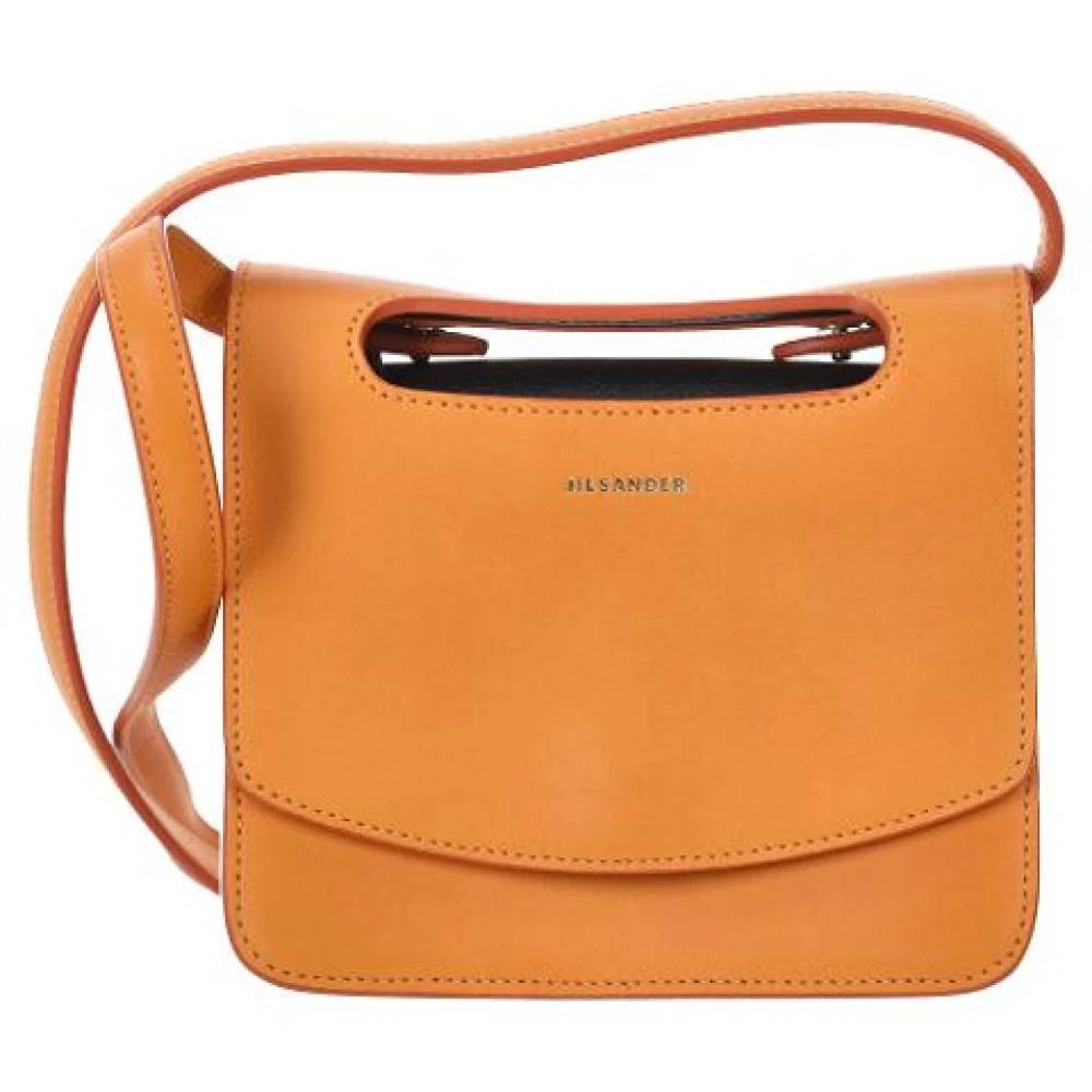 Jil Sander Pre-owned Pre-owned Skuldertaske med flap - Vintage - Dame - Orange - ONE SIZE - Uld
