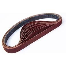 15 blandede slibebånd, 25 x 762 mm (3x 80/120/150/240/400)[JUN]