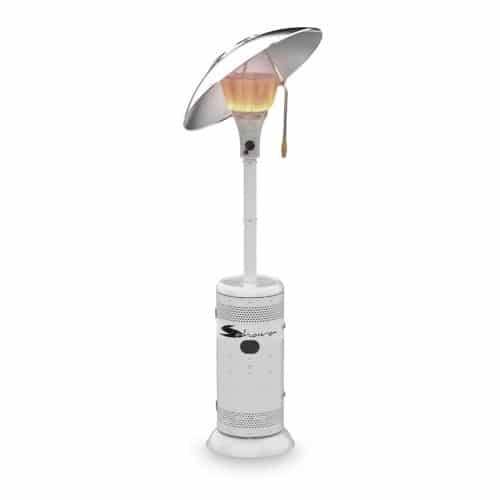 Terrassevarmer Sahara Fokus 15 kW Hvid.