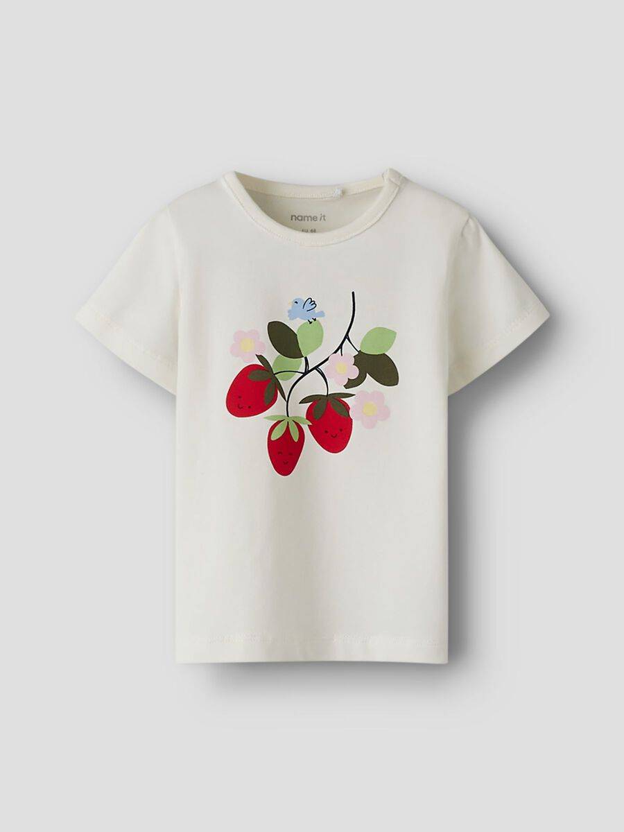 Ekologisk Bomull T-shirt - Vit - 68