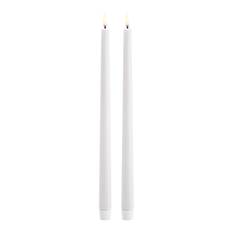 UYUNI Lighting Led Slim Taper Candle Vit