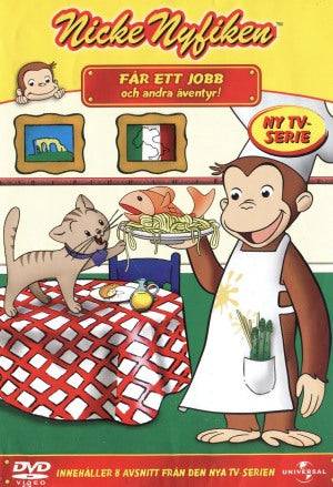 DVD - Nicke Nyfiken - Får Ett Jobb Och Andra Äventyr! (Beg)