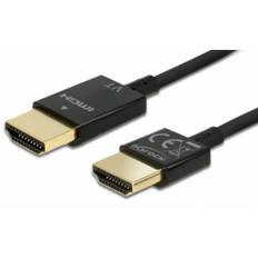 Delock Slim HDMI-kabel - 4K/60Hz - Svart - 3 m