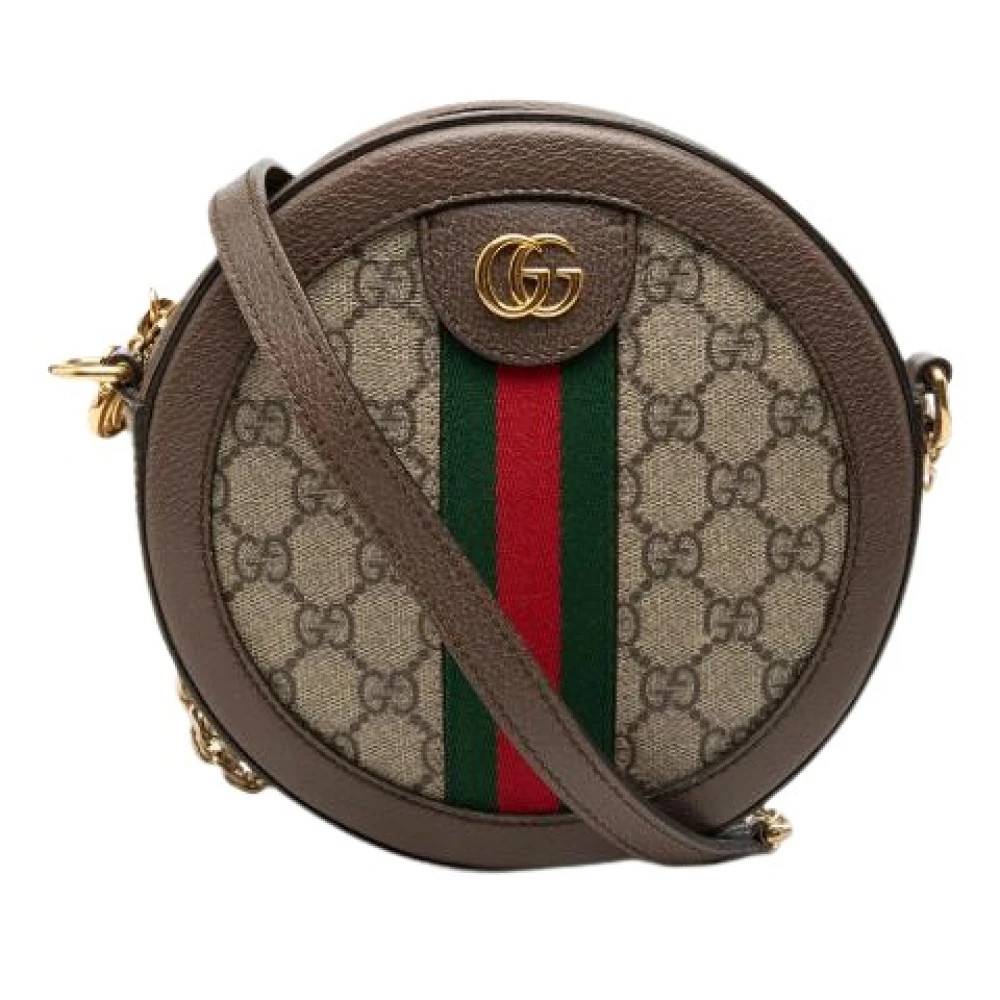 Gucci Vintage Pre-owned Ophidia Crossbody - Vintage - Dame - Brun - ONE SIZE - Uld