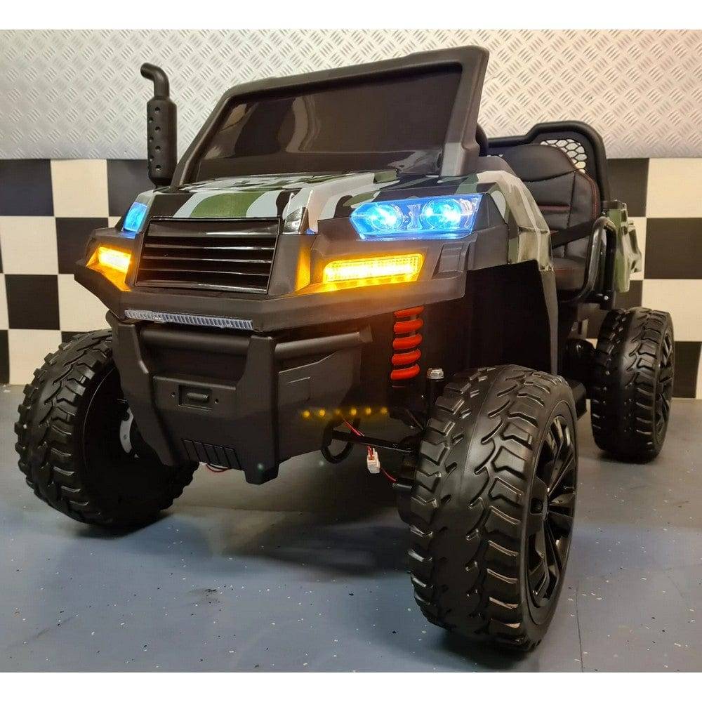 Cars4Kids Elbil Jeep Gator 4x4 - Kamouflage