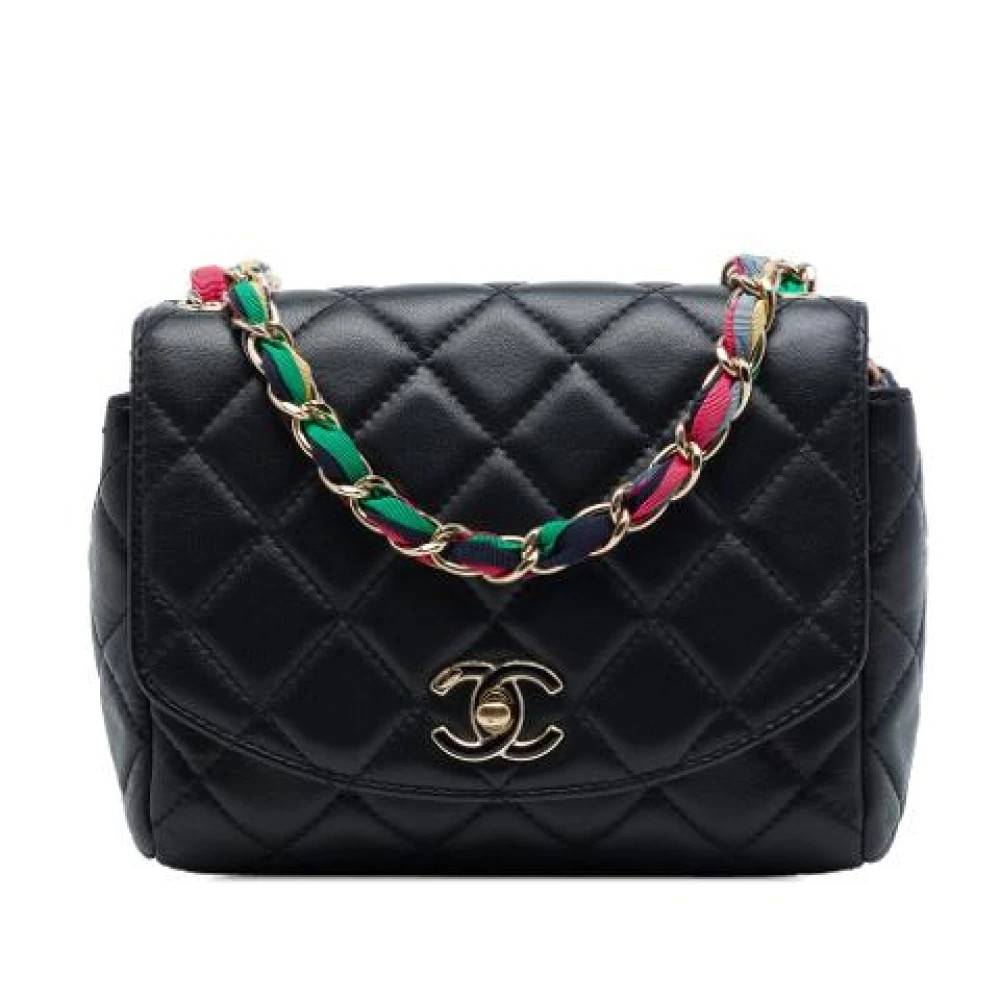 Chanel Vintage Pre-owned Cocovado Flap Skuldertaske - Vintage - Dame - Sort - ONE SIZE - Uld