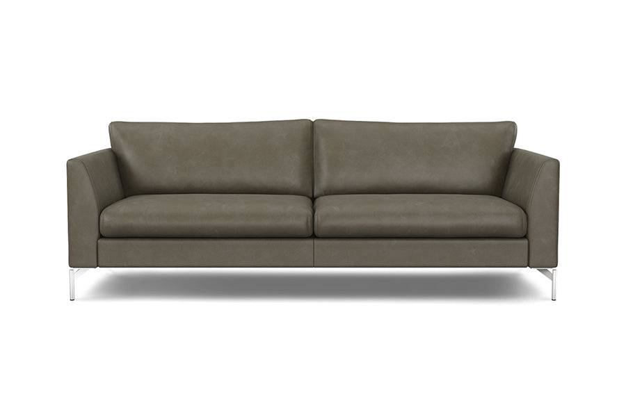 Mogens Hansen - MH272 3 pers. sofa i Frej anilinlæder Olivengrøn - Jacobsen Plus