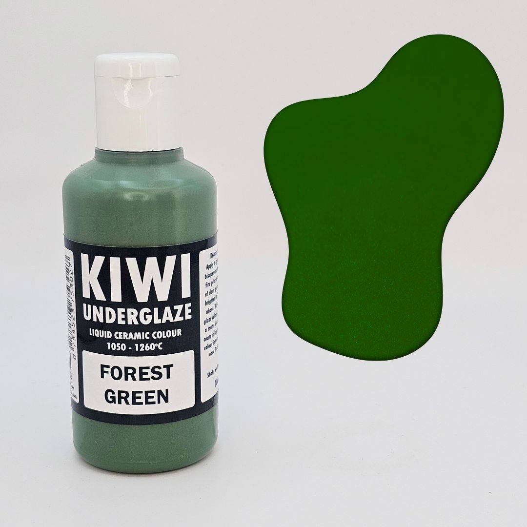 Skovgrøn underglasur