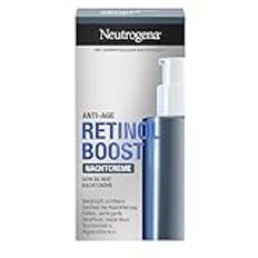 Neutrogena Retinol Boost nattkräm (50 ml), & snabbt absorberande & anti-age ansiktsvård kräm med retinol, myrtblad extrakt och hyaluronsyra, ansiktskräm för yngre och frisk hud