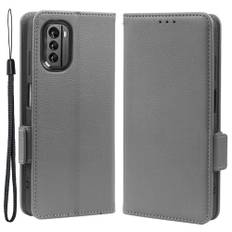 Nokia G60 5G - Læder cover / pung - Grå