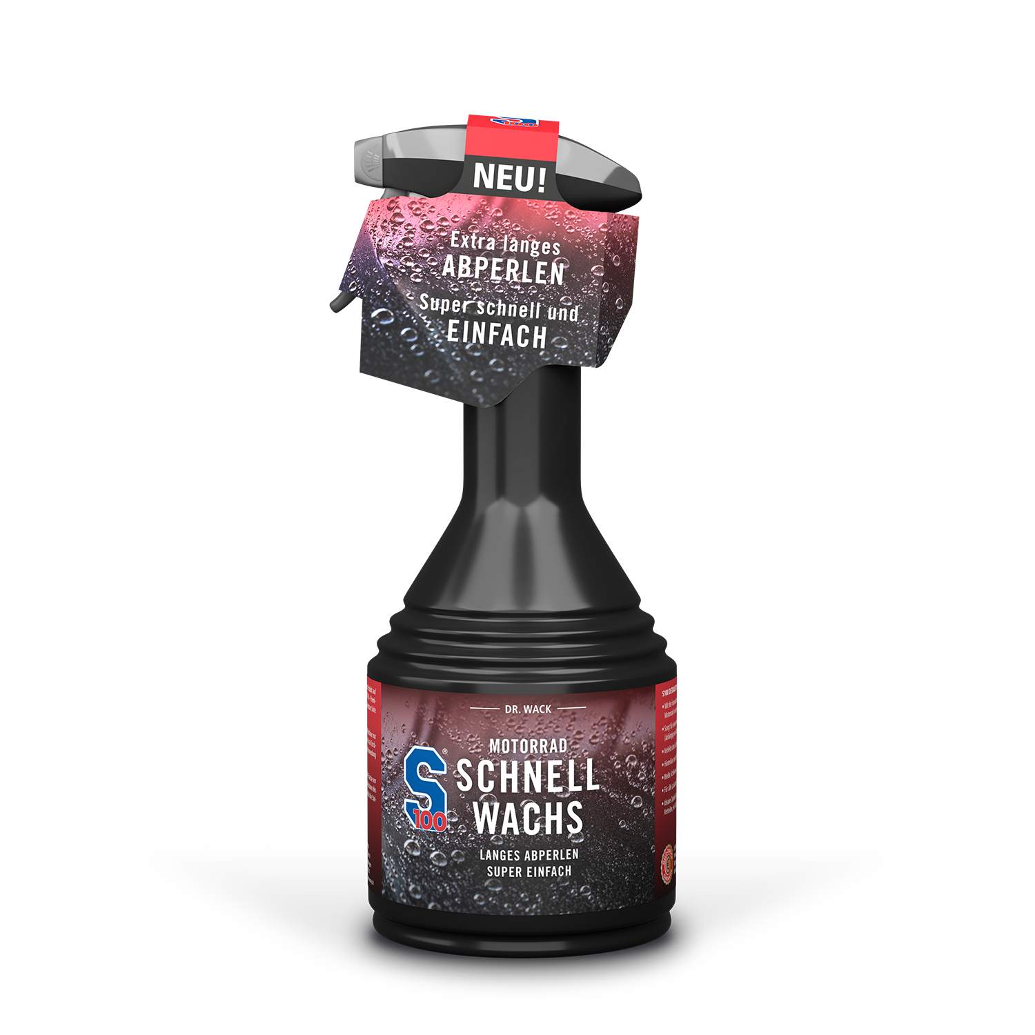 "S100" Motorcycle Quick Wax for Motorcycles - 6x 500 ml
