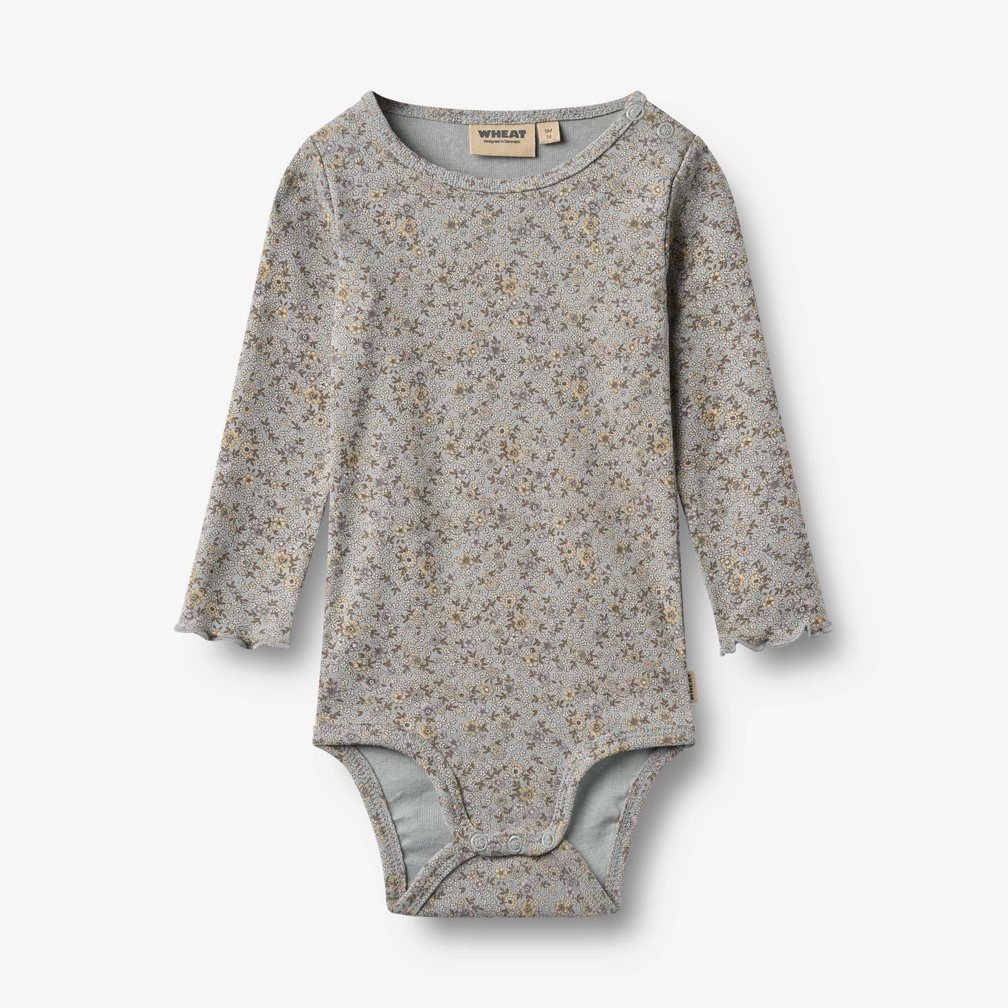 WHEAT® - Body L/S Regitza - slightly blue flowers - Str 92.
