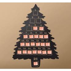 Advent kalender julgran dekal