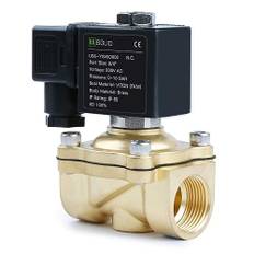 U.S. Solid solenoid ventil magnetventil mässing G 3/4 tum 230 V AC strömlös stängd NC 0–10 bar, elektrisk vattenventil för vatten luft diesel fotogen, bensin