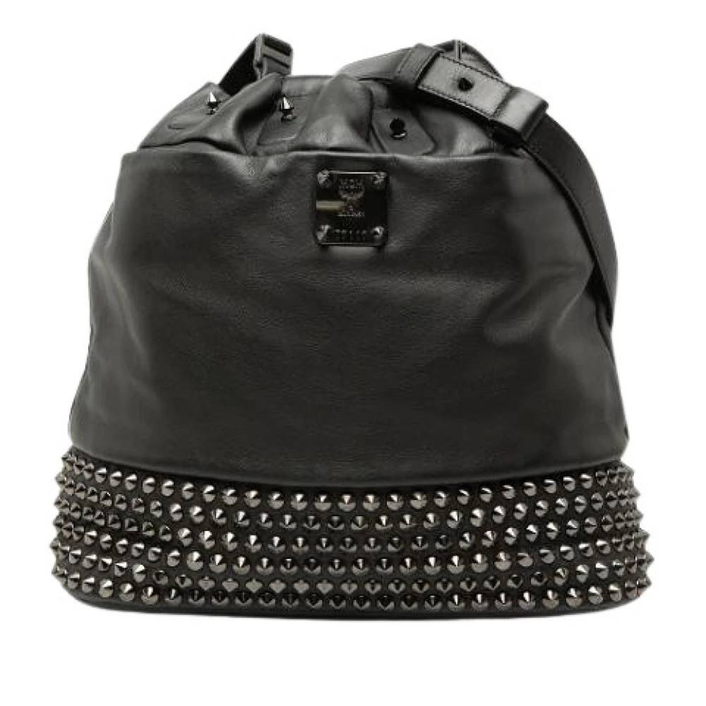 MCM Pre-owned Pre-owned Bucket Bag - Vintage - Dame - Sort - ONE SIZE - Uld
